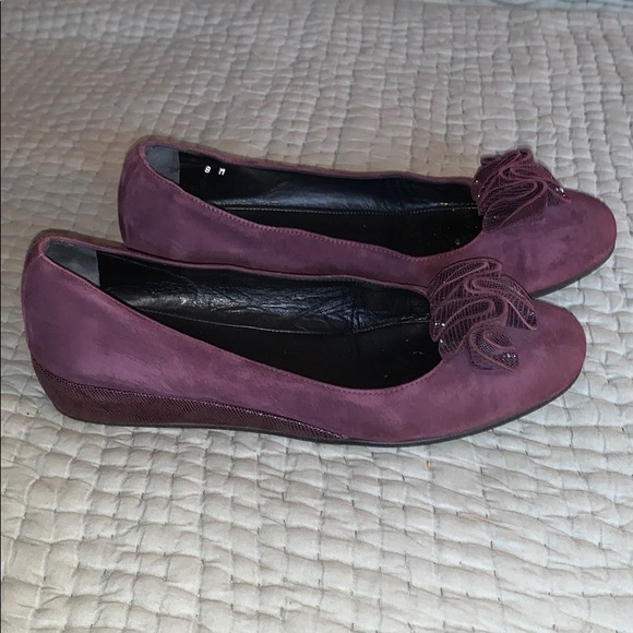 AMALFI SUEDE AND EELSKIN BALLET FLATS - Picture 5 of 7